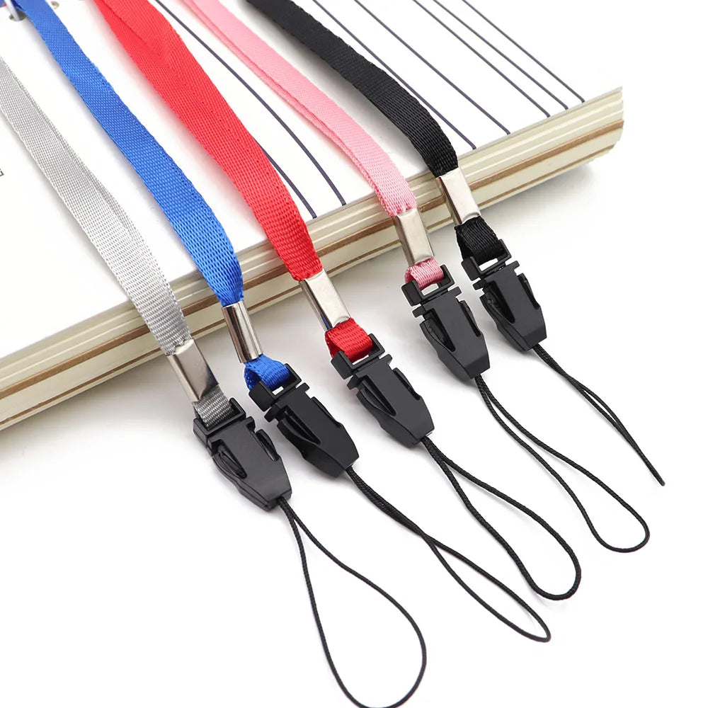 New Lanyards Neck Phone Strap For ID Pass Card Badge Gym Key / Mobile Phone USB Holder DIY Hang Rope Lariat Lanyard Dropship