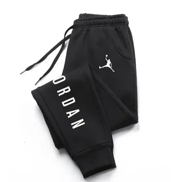 Men's winter and spring sport casual pants, sport running pants, Harlekuku street print clothing pants, comfortable Harlekuku st