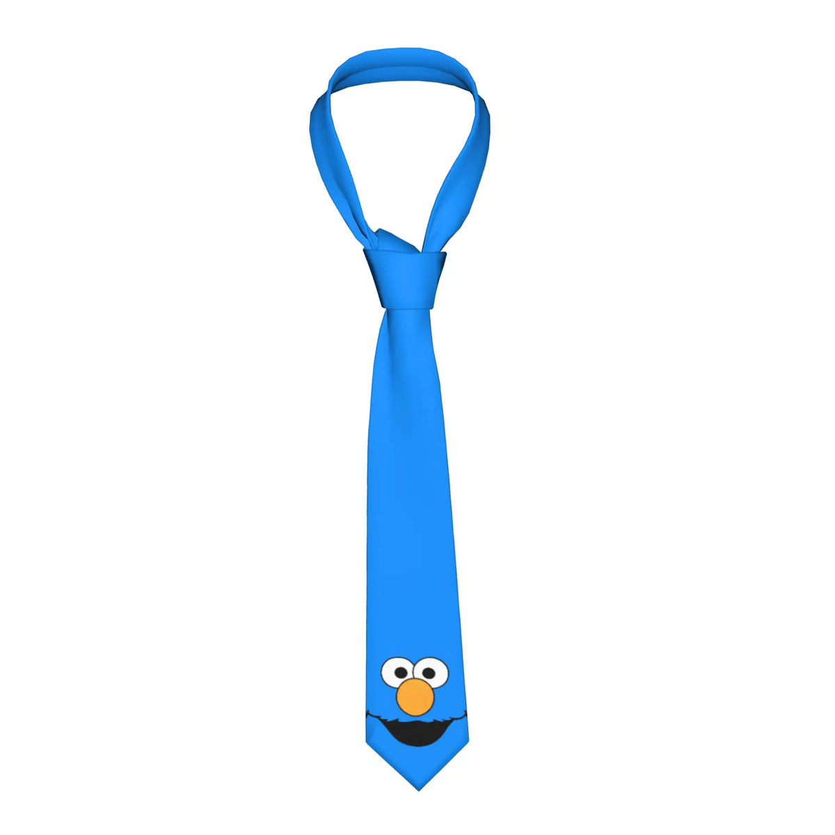 Anime Cookies Monsters Necktie Men 8 cm Slim Neck Ties Sesame Street SesameStreet for Men Daily Wear Cravat Wedding Office