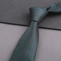 Luxury 8CM Mens Tie Stripes Paisley Dot Neck Ties Jacquard Woven Necktie For Man Daily Wear Business Wedding Party Accessories