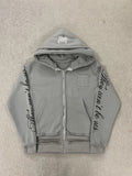 Chaqueta con capucha y cremallera, cárdigan con cuello de piel, estilo punk hip-hop rock oscuro, moda rock, versátil, estilo retro Y2K para otoño e invierno