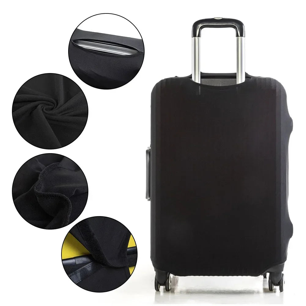 1Pc Elastic Travel Suitcase Protector Multi-colored Scratch-Resistant Luggage Cover with Dustproof Design Travel Accessories