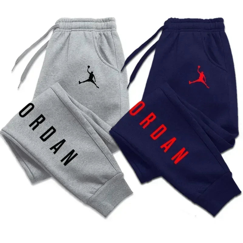 Men's winter and spring sport casual pants, sport running pants, Harlekuku street print clothing pants, comfortable Harlekuku st