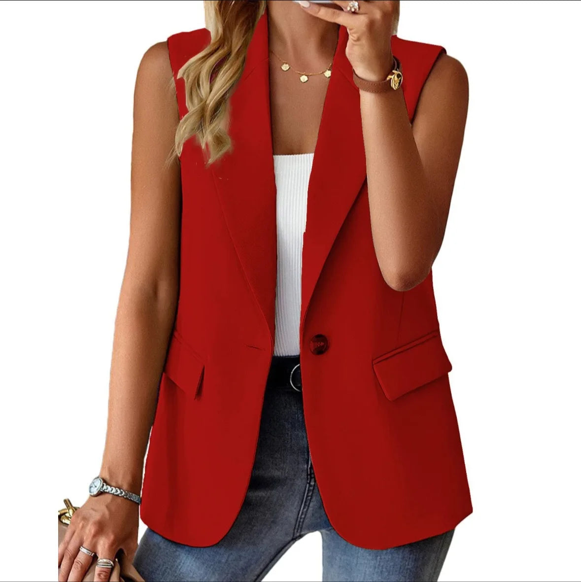 Women Blazers Turn Down Collar Blazer Long Sleeve Suits Single Button Cardigan Outerwear Casual Loose Fit Pockets Spliced 2026