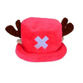 Anime Tony Tony Chopper Cosplay Hat Unisex Boys Girls Soft Cozy Pink Blue Second Generation Chopper Cartoon Plush Hat Gift Party