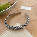 Polka Dot Hair Bands for Women Floral Print Hair Hoop Headbands Sweet Girls Plaid Hairband Hair Accessories Headwear Headdress