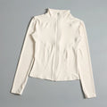 Gym Fitness Zip up Training   Running Workout Yoga Cropped Track Sport Jackets for Women