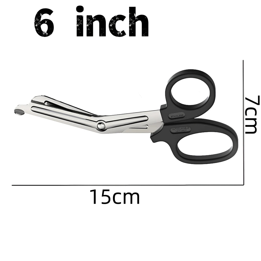 1/2/3/4/5pcs Emergency Medical Scissors Trauma Shears with Carabiner 18.5cm Bandage Shears and Military Bandage Scissors