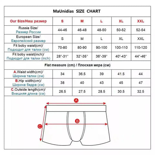 4pcs Cotton Boxers For Man Underwear Sexy Print Men's Panties Plus Size Brands Camouflage Mens Underpants Shorts