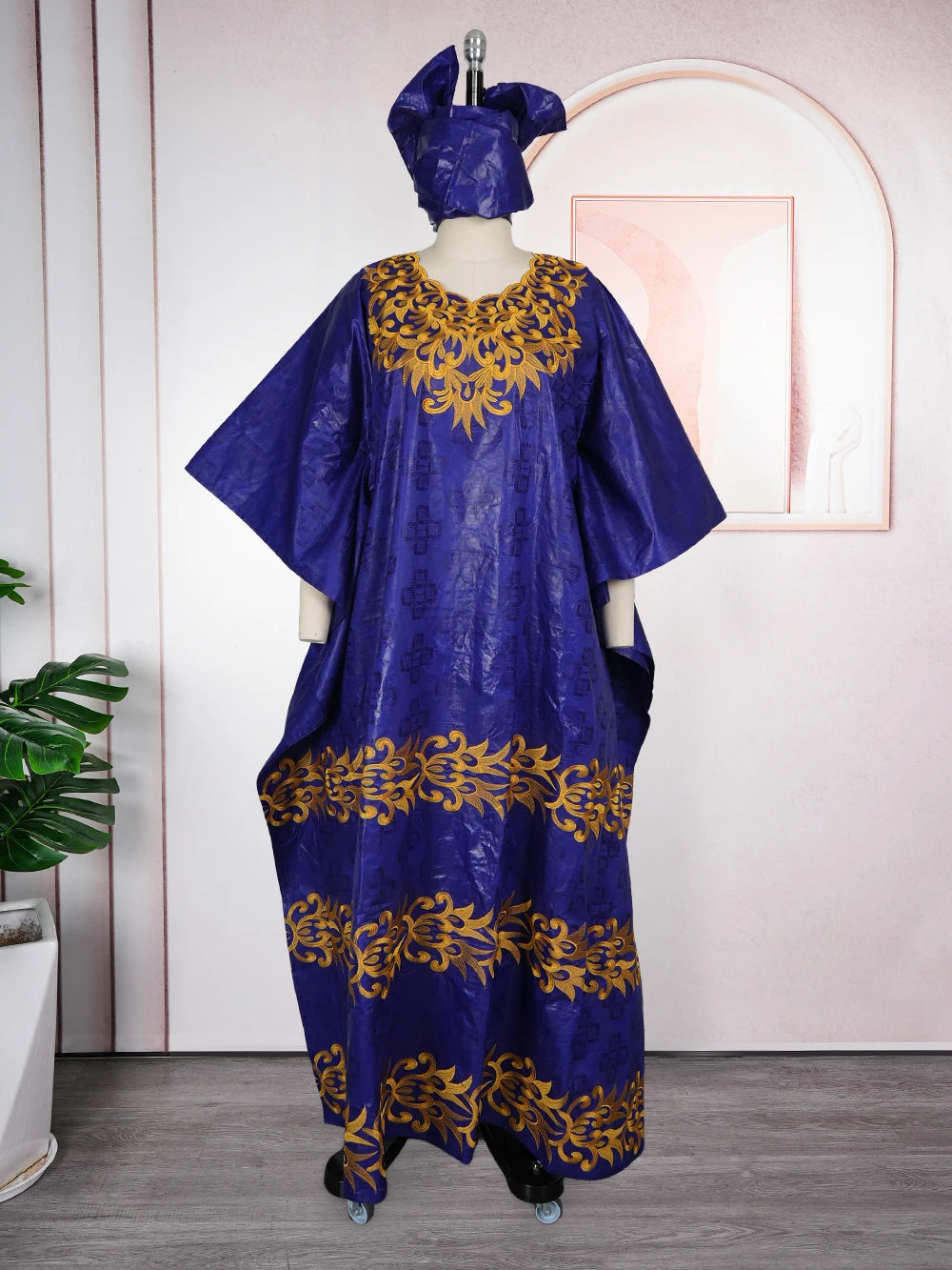 Plus Size African Clothes for Women 2026 New African Dashiki Ankara Embroidery Robe Bazin Design Wedding Party Dresses