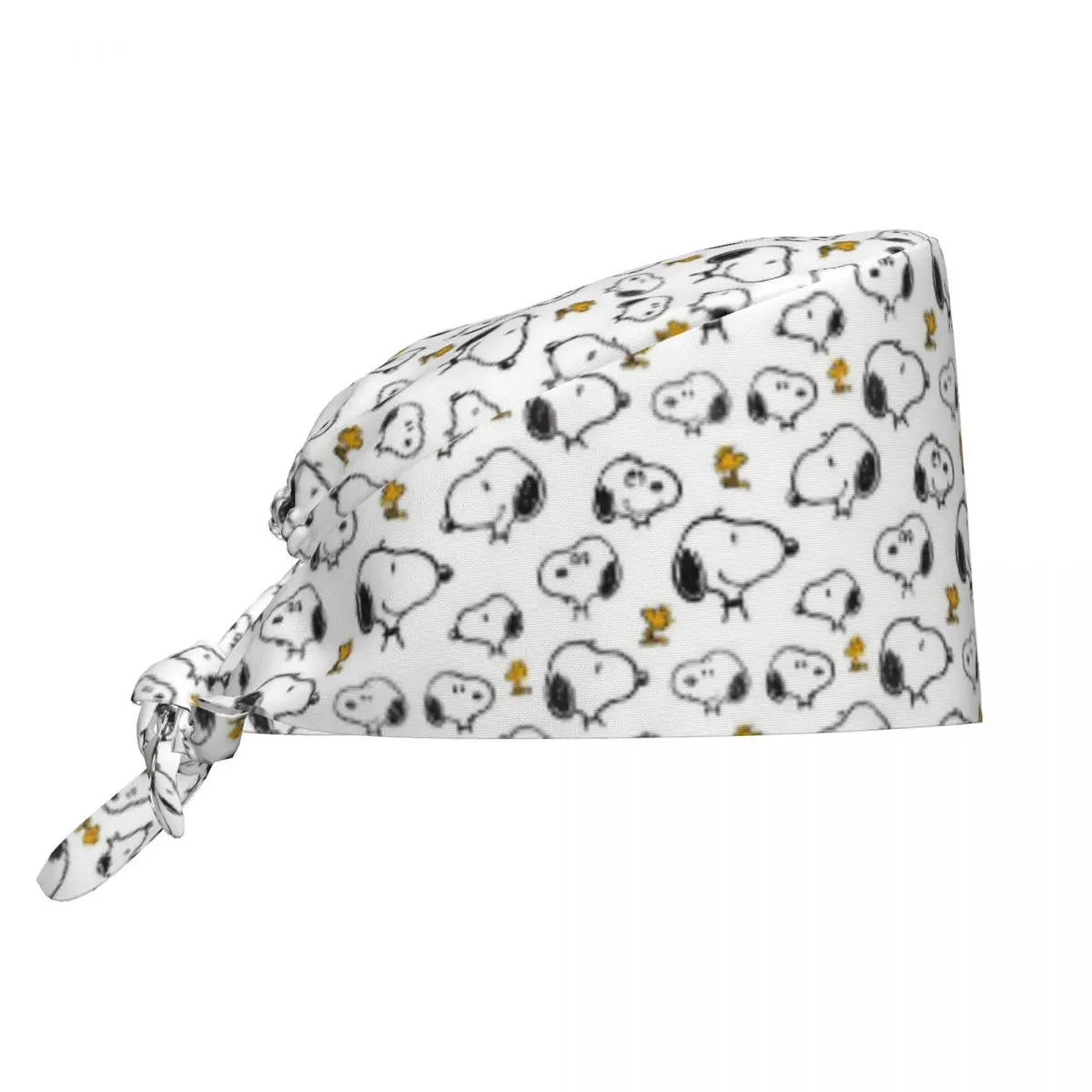 Custom Cartoon S-Dog-Snoopies Working Cap Surgical Hats Men Women Funny Operating Room Cap Nursing Cap Lab Works Hat