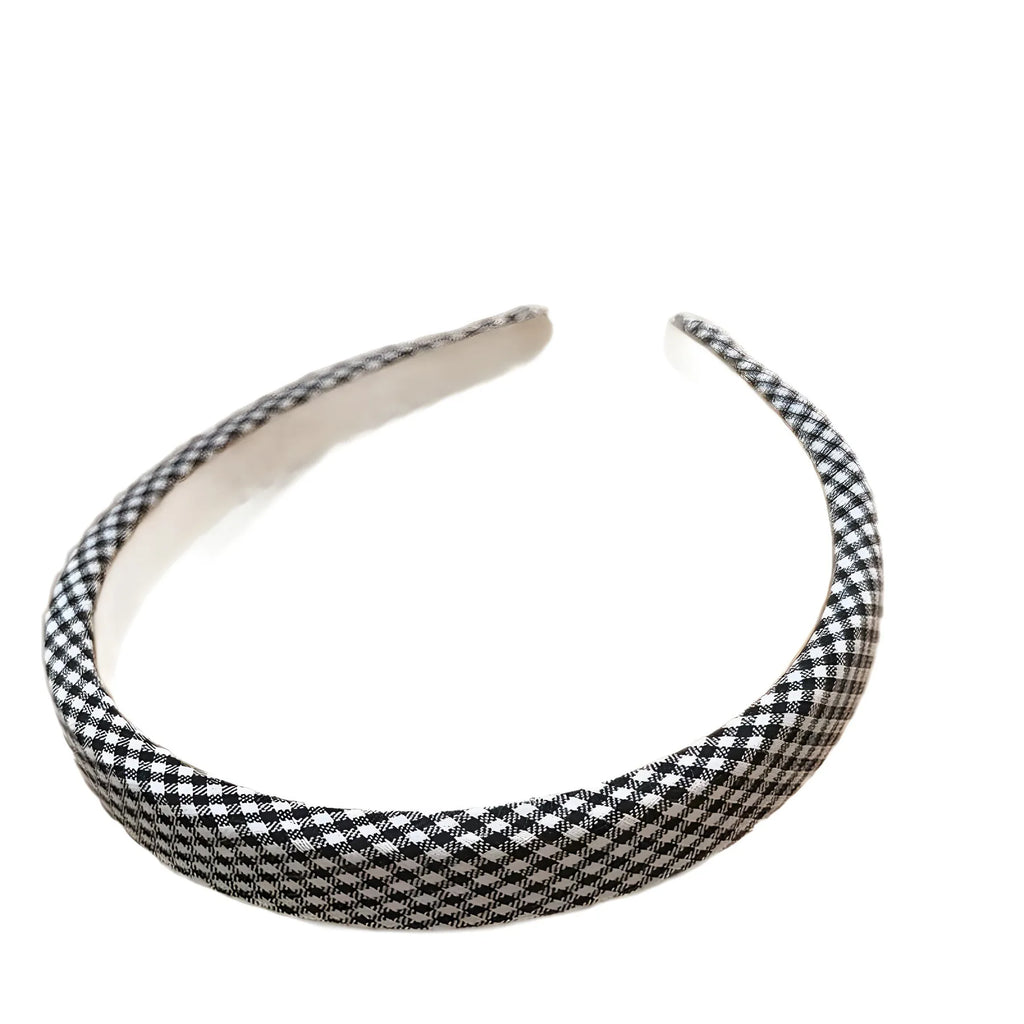 Polka Dot Hair Bands for Women Floral Print Hair Hoop Headbands Sweet Girls Plaid Hairband Hair Accessories Headwear Headdress