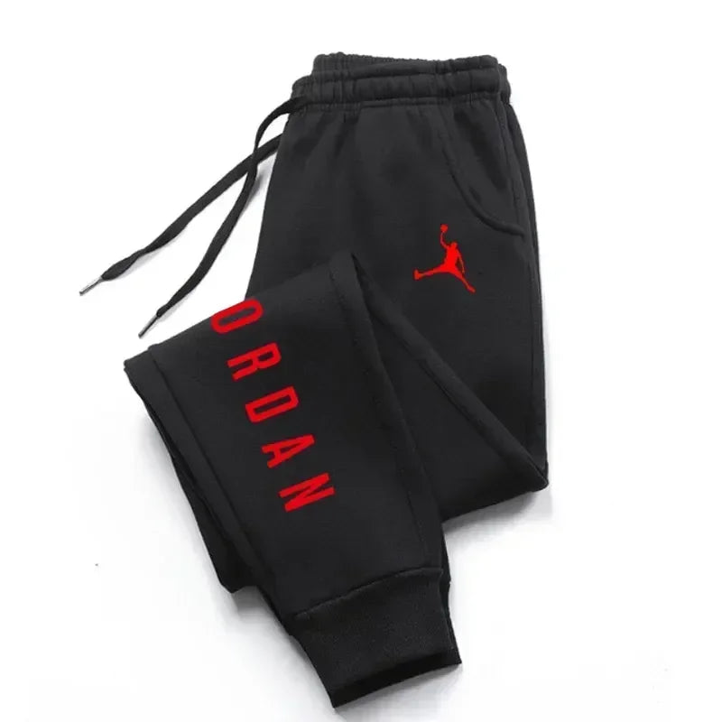 Men's winter and spring sport casual pants, sport running pants, Harlekuku street print clothing pants, comfortable Harlekuku st