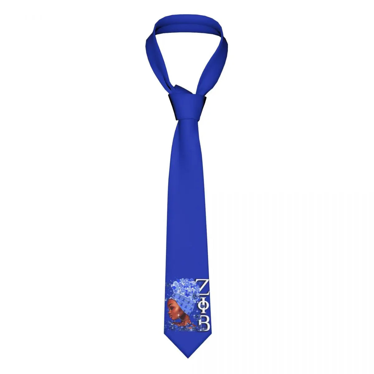 Custom Zeta Phi Beta Greek Letter 1920 Tie Men's Formal Silk ZOB Neckties for Business