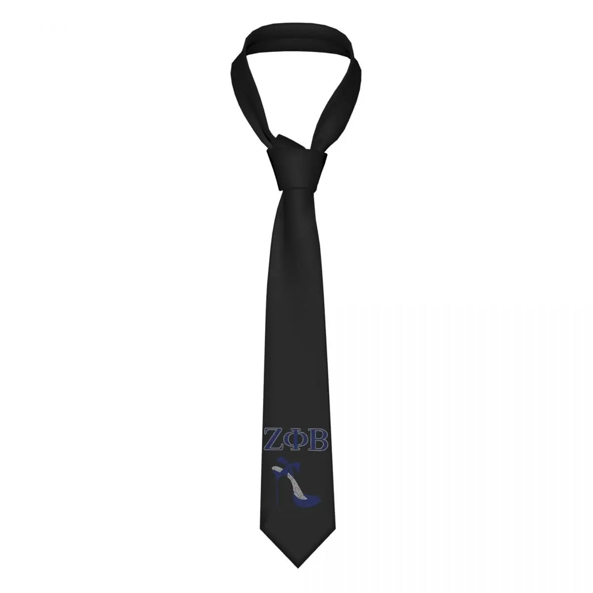 Custom Zeta Phi Beta Greek Letter 1920 Tie Men's Formal Silk ZOB Neckties for Business