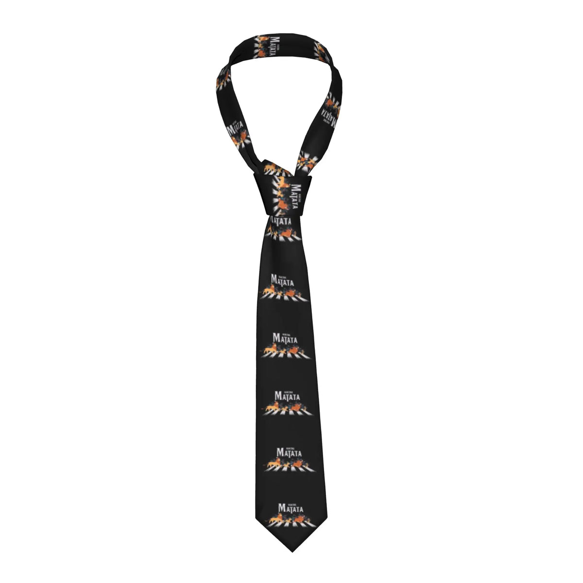 Fashion Anime The Lion King Simba  Neck Ties Men Personalized Silk Cartoon  Necktie for Business Gravatas