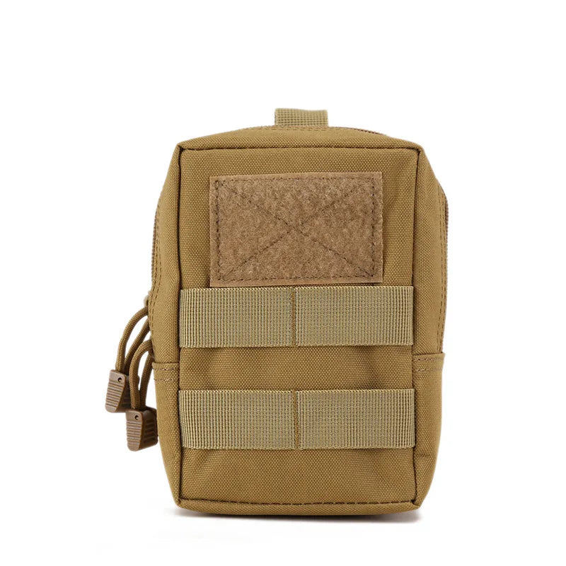 EDC Molle Tactical Pouch Waist Pack Compact Utility Pouches Waist Belt Bag Medical Bags Phone Case Outdoor Hunting Accessories