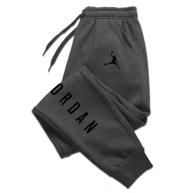 Men's winter and spring sport casual pants, sport running pants, Harlekuku street print clothing pants, comfortable Harlekuku st