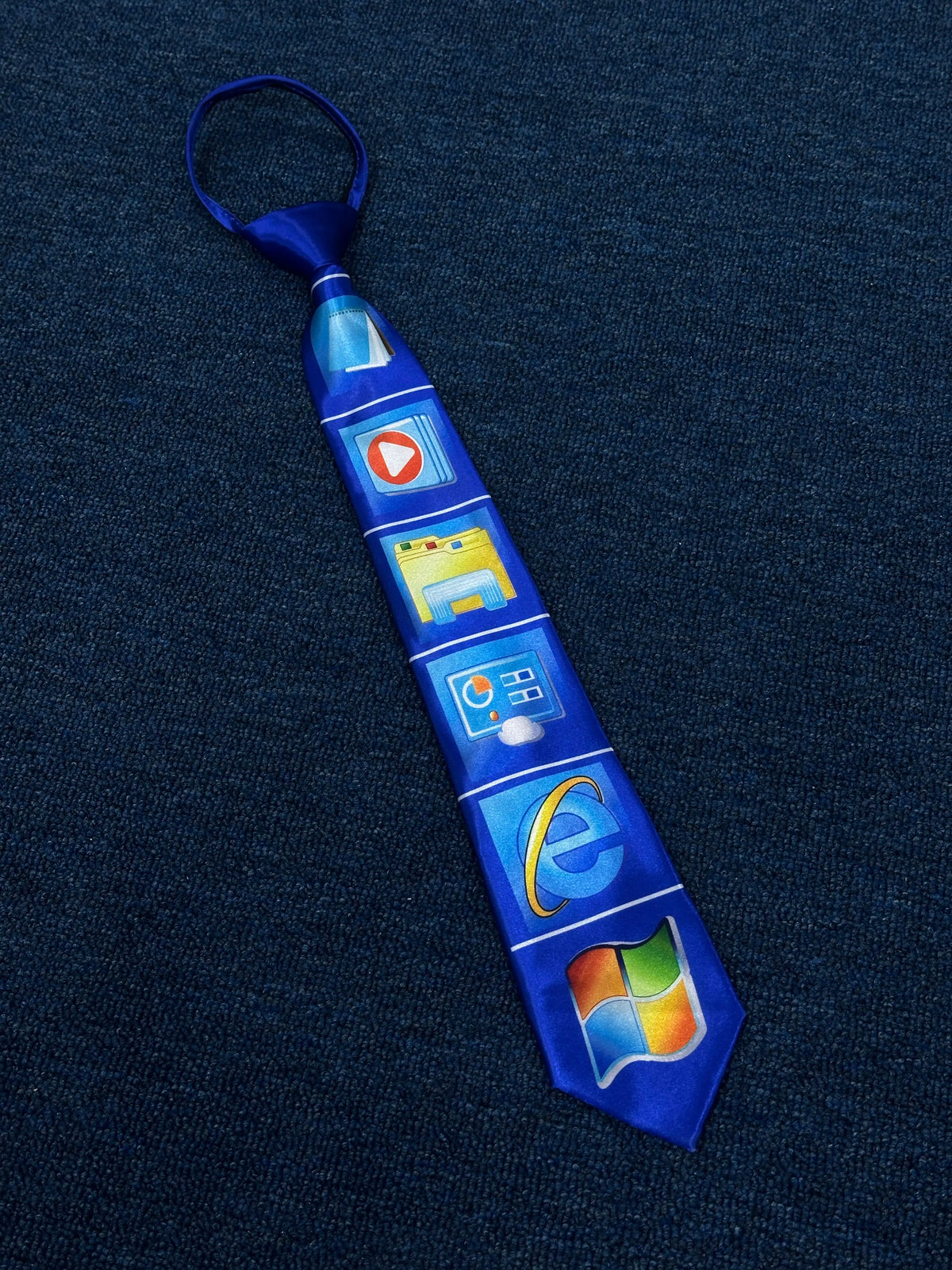 Vintage Stylish Trendy Unisex Tie Quirky Fun Street Punk Style Ins Tie Y2K Creative Niche Personalized Accessories