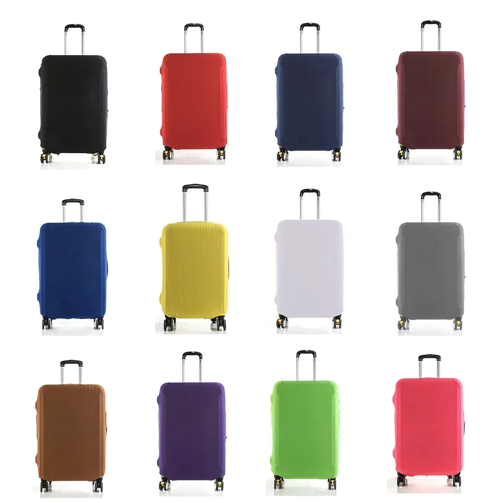 1Pc Elastic Travel Suitcase Protector Multi-colored Scratch-Resistant Luggage Cover with Dustproof Design Travel Accessories