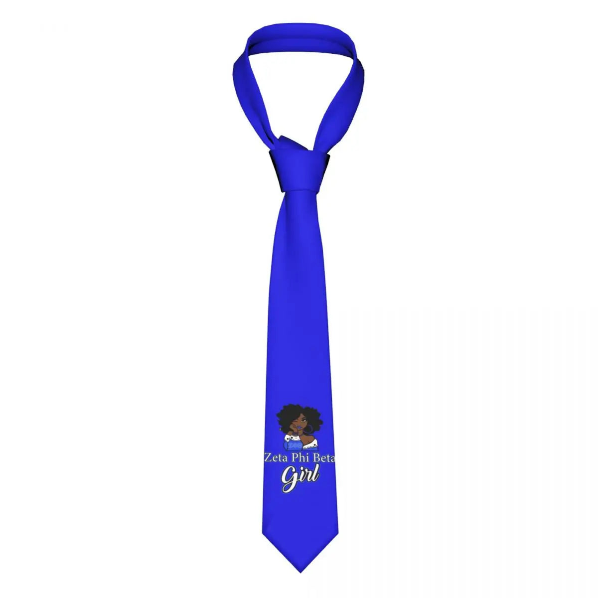 Custom Zeta Phi Beta Greek Letter 1920 Tie Men's Formal Silk ZOB Neckties for Business