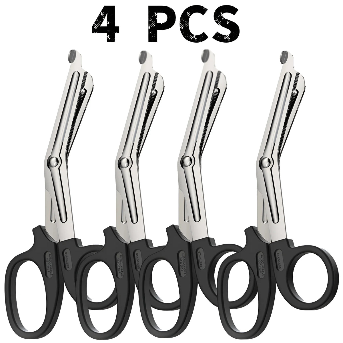 1/2/3/4/5pcs Emergency Medical Scissors Trauma Shears with Carabiner 18.5cm Bandage Shears and Military Bandage Scissors