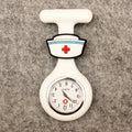 Unisex Hospital Nurse Doctor Solid Silicone FOB Pocket Watches Fashion Hospital Medical Brooch Pins Pandant Gift Clock