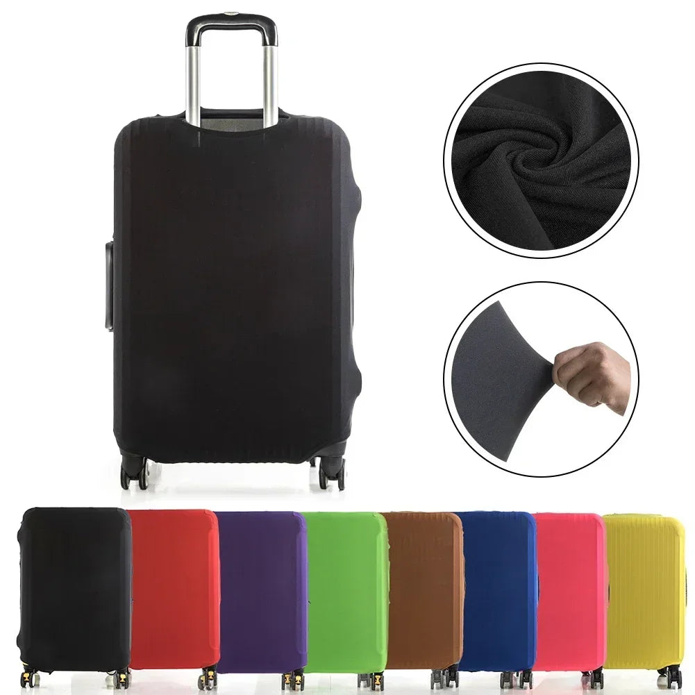 1Pc Elastic Travel Suitcase Protector Multi-colored Scratch-Resistant Luggage Cover with Dustproof Design Travel Accessories