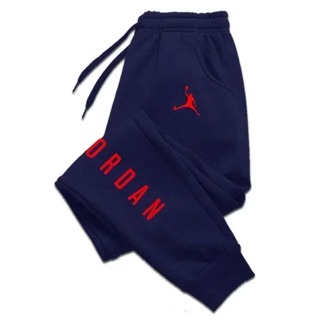 Men's winter and spring sport casual pants, sport running pants, Harlekuku street print clothing pants, comfortable Harlekuku st