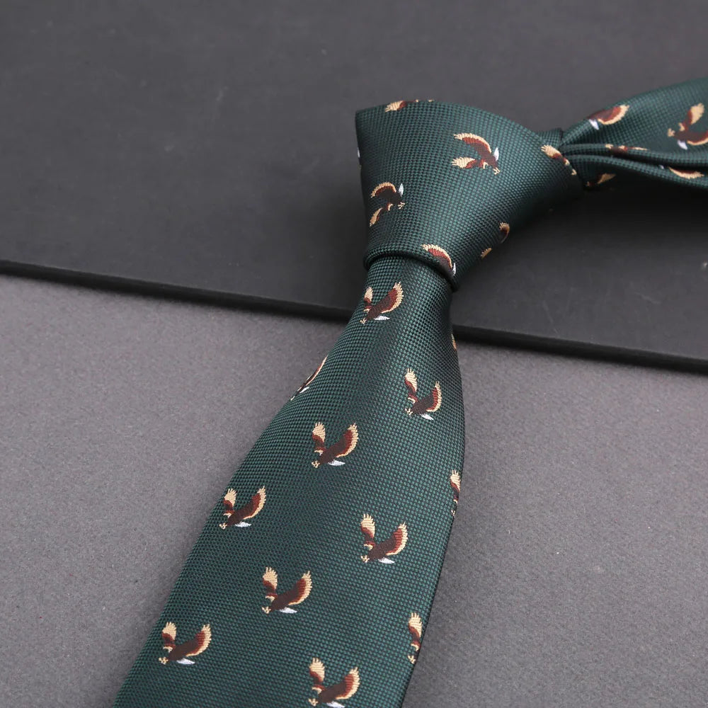 Luxury 8CM Mens Tie Stripes Paisley Dot Neck Ties Jacquard Woven Necktie For Man Daily Wear Business Wedding Party Accessories