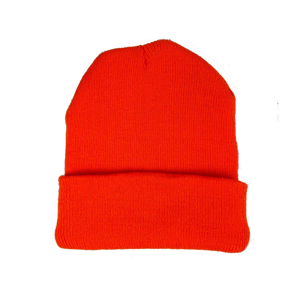 Solid Unisex Beanie Autumn Winter Wool Blends Soft Warm Knitted Cap Men Women SkullCap Hats Gorro Ski Caps 24 Colors Beanies