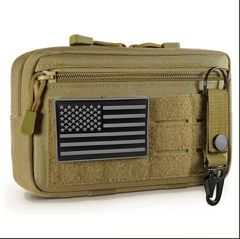 EDC Molle Tactical Pouch Waist Pack Compact Utility Pouches Waist Belt Bag Medical Bags Phone Case Outdoor Hunting Accessories