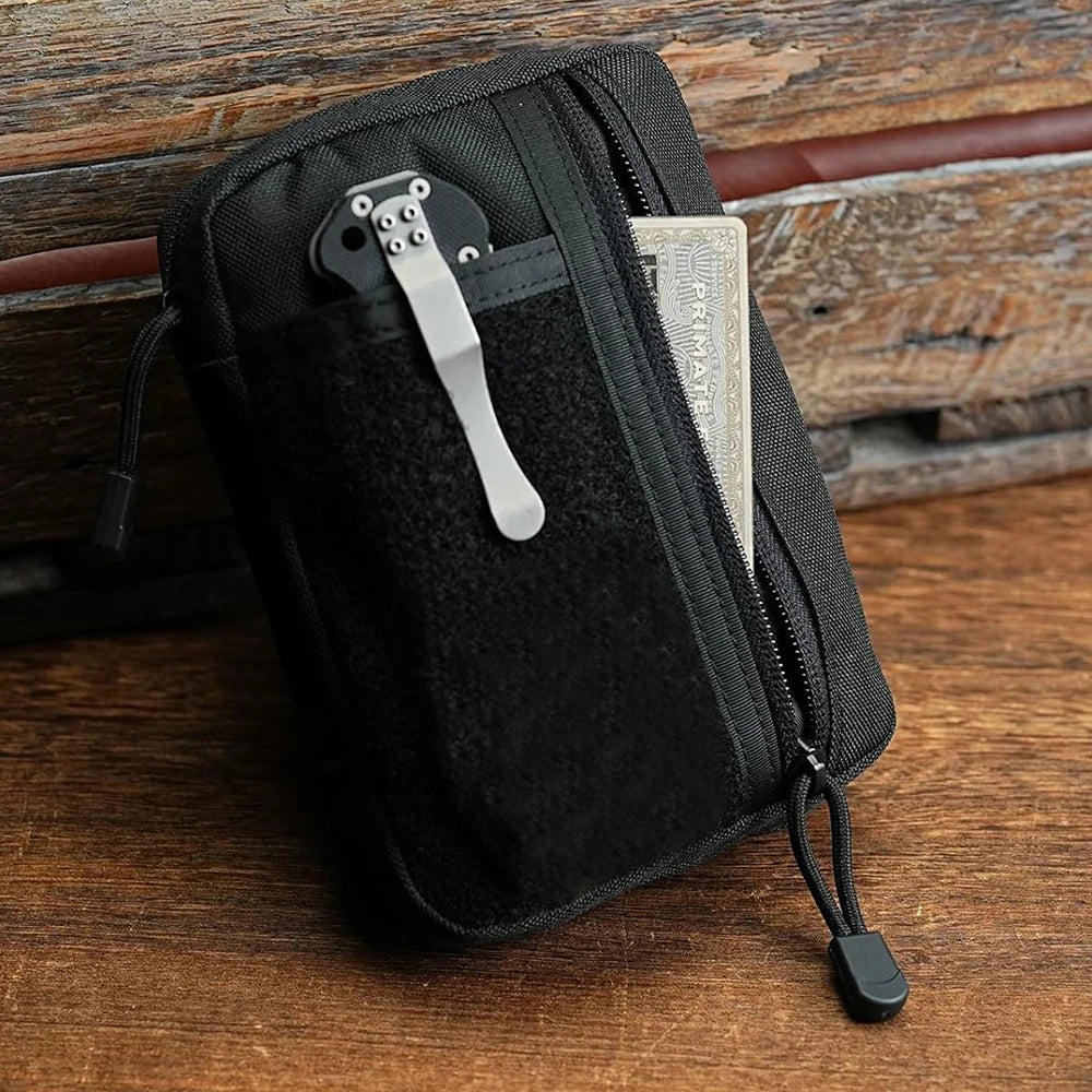EDC Pouch Pocket Organizer with 6 Pockets for EDC Gears Zippered Multitools Organizer Utility Pouch Tool Bag