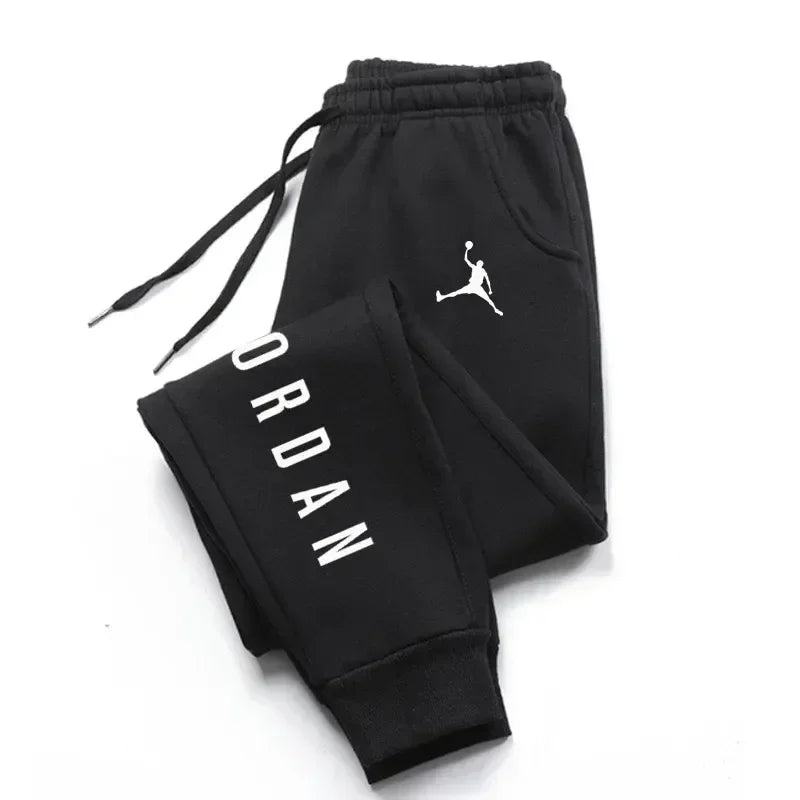 Men's winter and spring sport casual pants, sport running pants, Harlekuku street print clothing pants, comfortable Harlekuku st