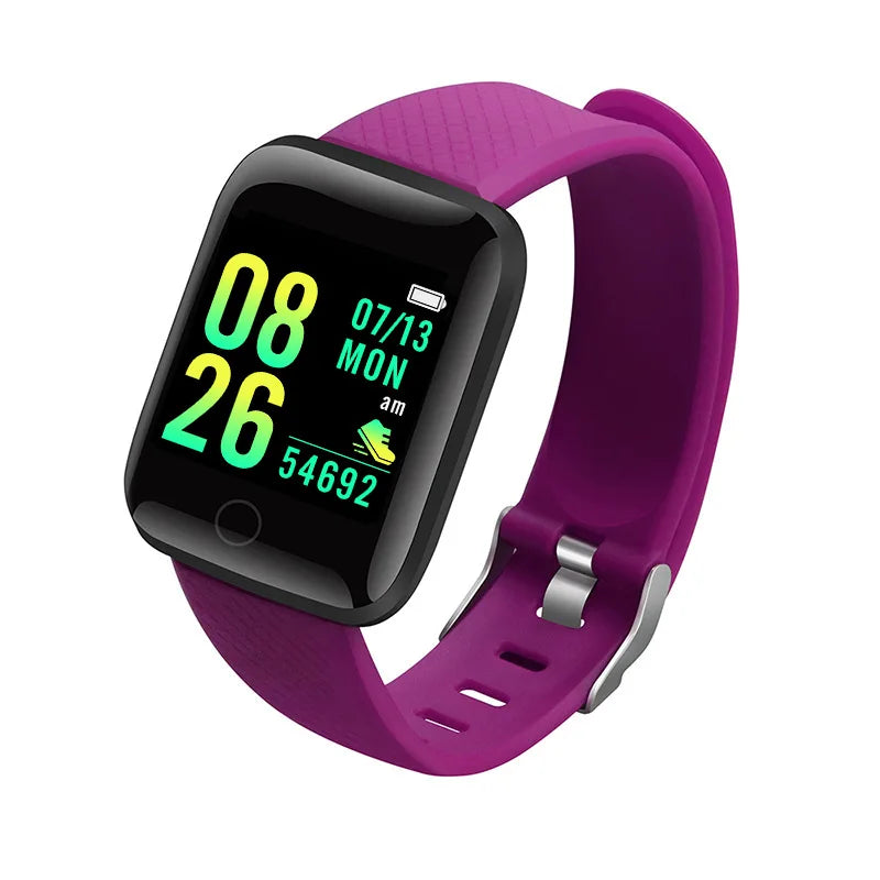 Smart Watch Sport Men Fitness Monitoring Woman Smartwatch Bluetooth Connection Message Remind Health 116Plus Clock D13 Bracelet
