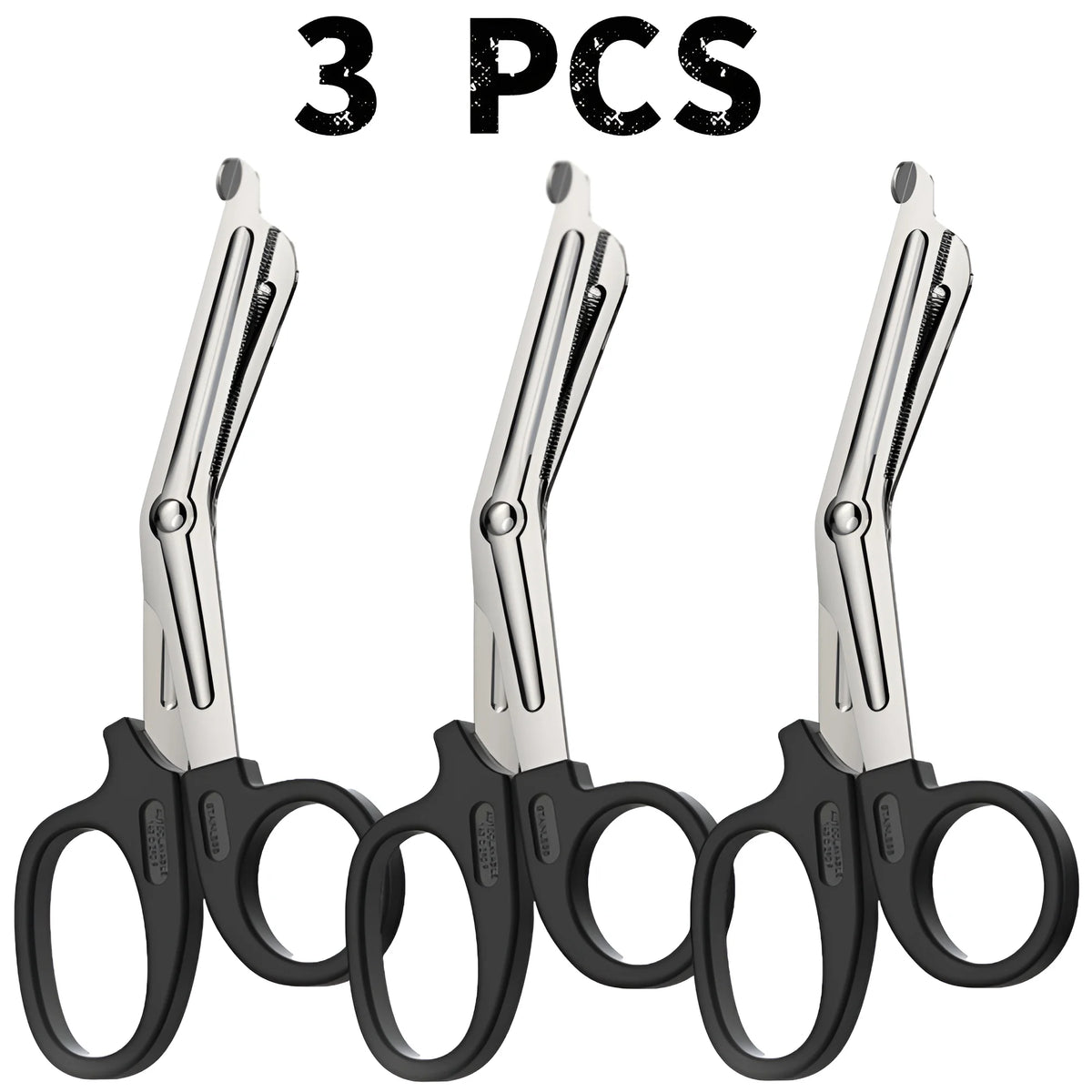 1/2/3/4/5pcs Emergency Medical Scissors Trauma Shears with Carabiner 18.5cm Bandage Shears and Military Bandage Scissors