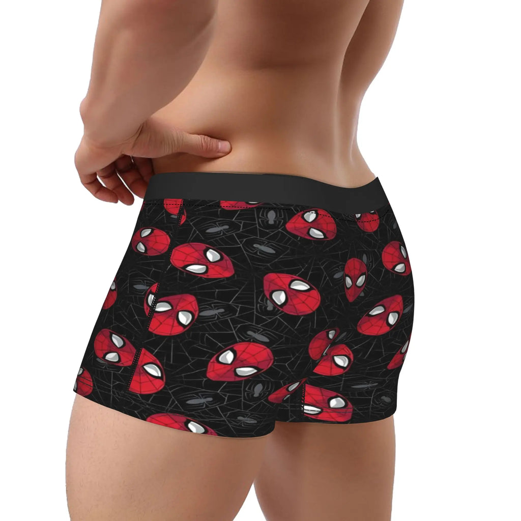 S-Spiders Heroes Underwear  Men Shorts Briefs Classic Trunk Quality Printing Plus Size Underpants