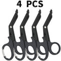 1/2/3/4/5pcs Emergency Medical Scissors Trauma Shears with Carabiner 18.5cm Bandage Shears and Military Bandage Scissors