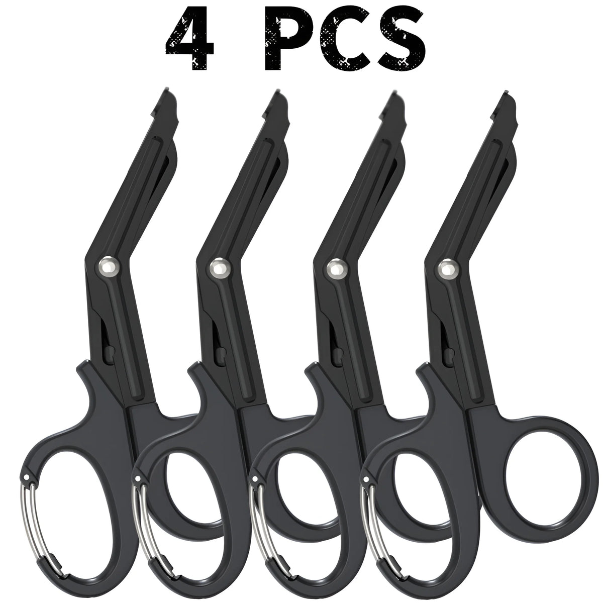 1/2/3/4/5pcs Emergency Medical Scissors Trauma Shears with Carabiner 18.5cm Bandage Shears and Military Bandage Scissors