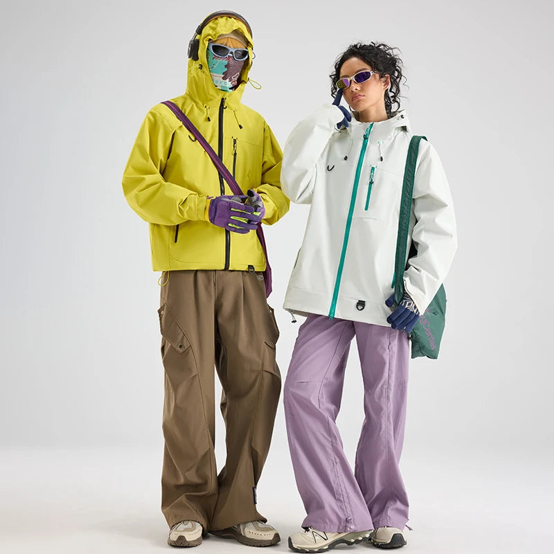 Unisex Hiking Jacket Waterproof Autumn Windbreaker Ourdoor Hooded Coats Women New Jacket Men Fishing Camping Climbing Coats